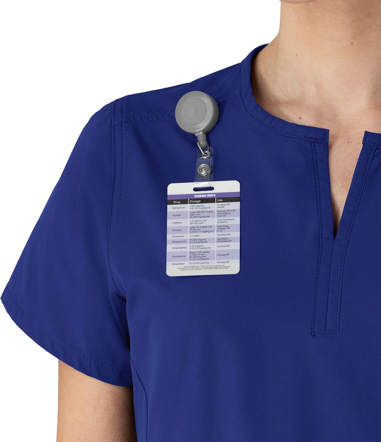 image:imageCarhartt Scrubs C12213 Womens Force Modern Fit Notch Neck Tunic TopGalaxy Blue