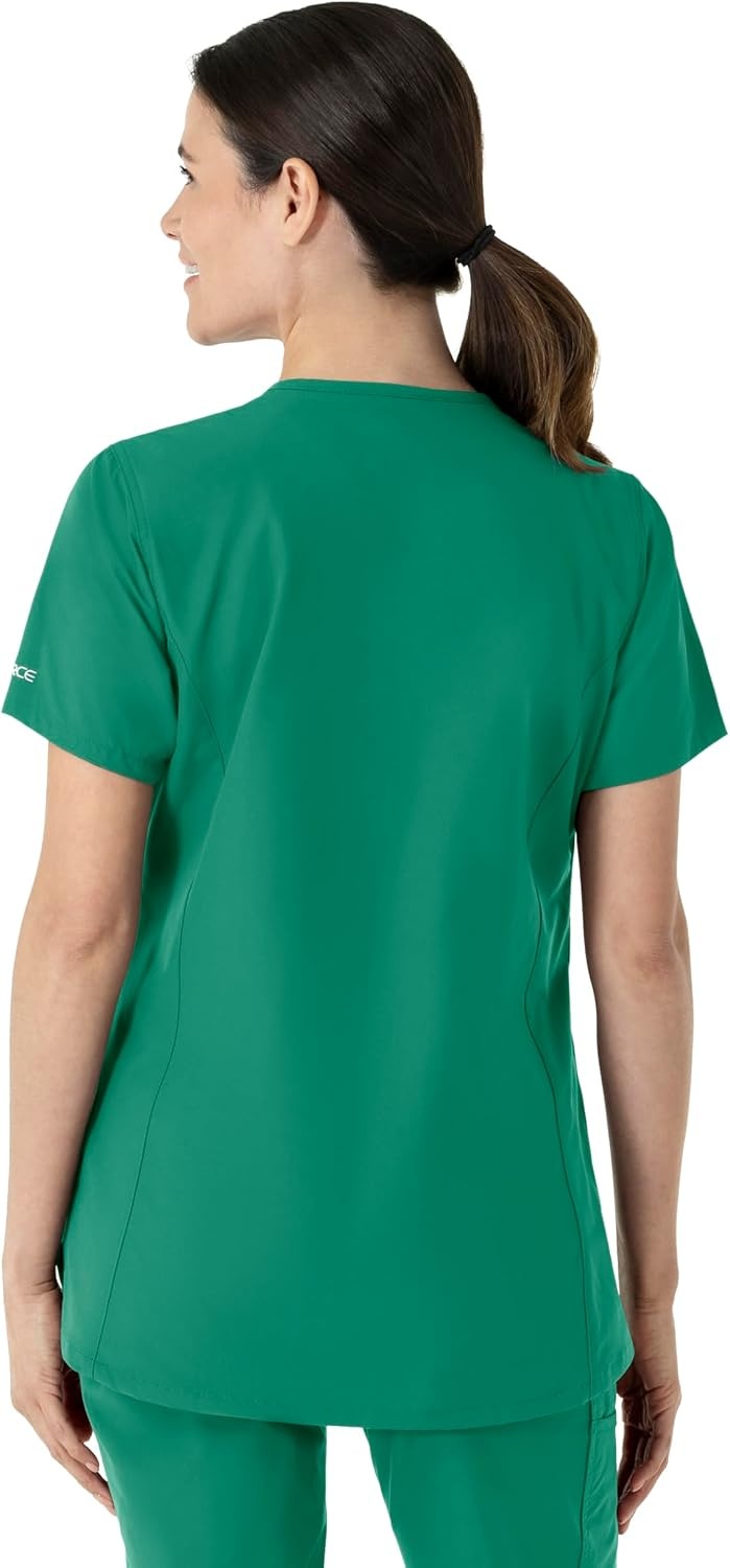 image:imageCarhartt Scrubs C12213 Womens Force Modern Fit Notch Neck Tunic TopHunter