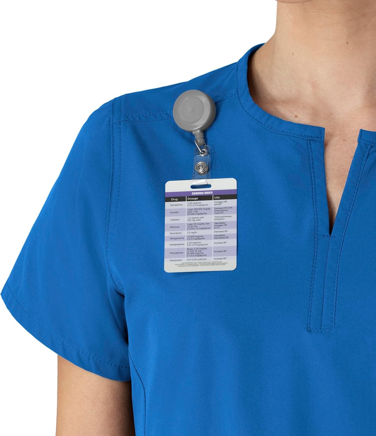 image:imageCarhartt Scrubs C12213 Womens Force Modern Fit Notch Neck Tunic TopRoyal