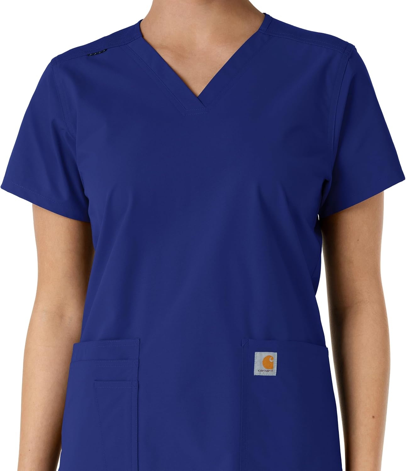image:imageCarhartt Scrubs C12313 Womens Force Essentials Modern Fit VNeck TopGalaxy Blue