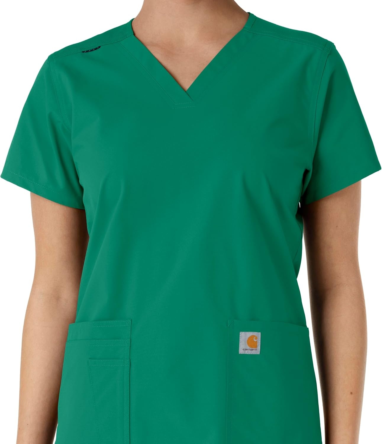 image:imageCarhartt Scrubs C12313 Womens Force Essentials Modern Fit VNeck TopHunter