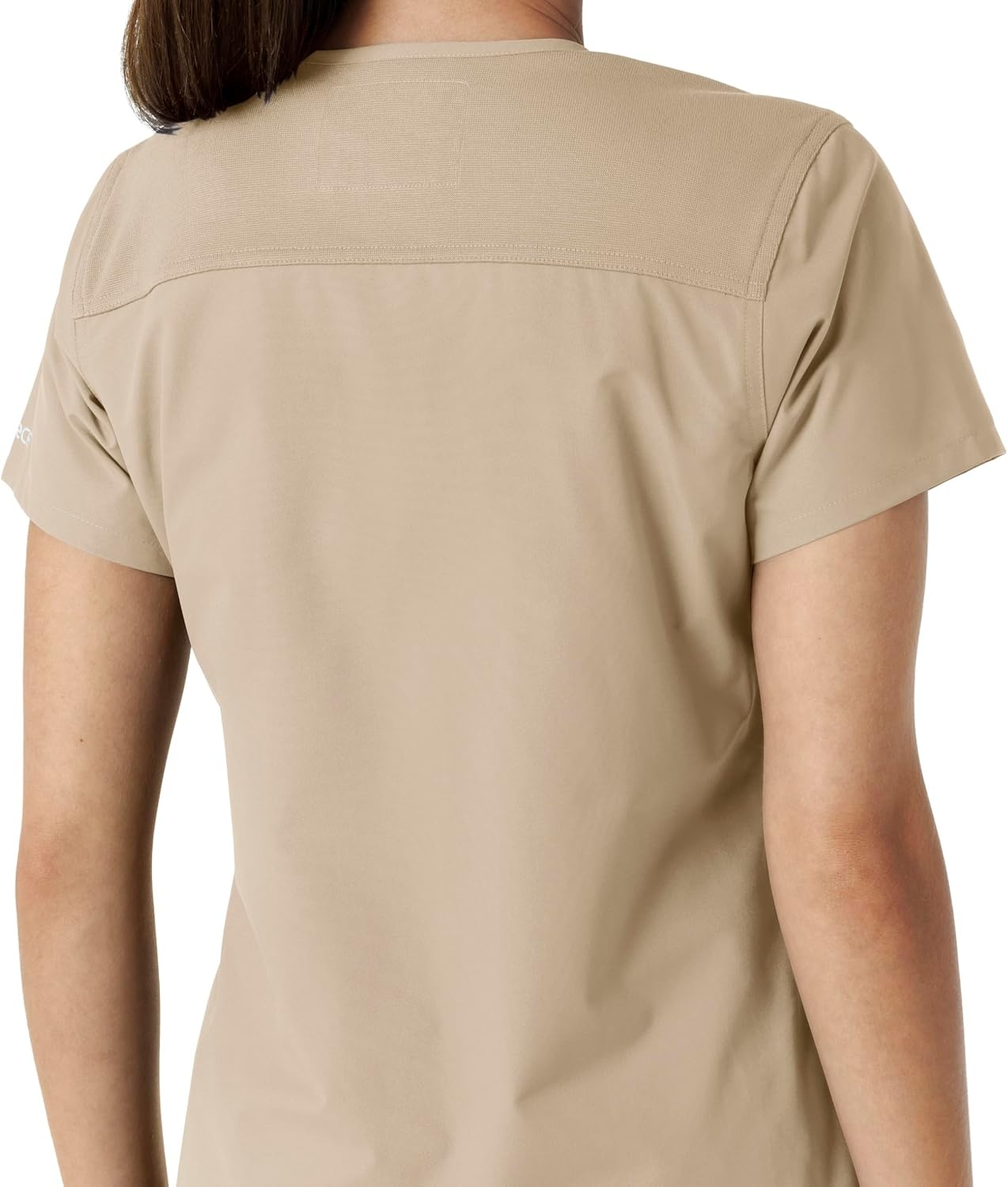 image:imageCarhartt Scrubs C12313 Womens Force Essentials Modern Fit VNeck TopKhaki