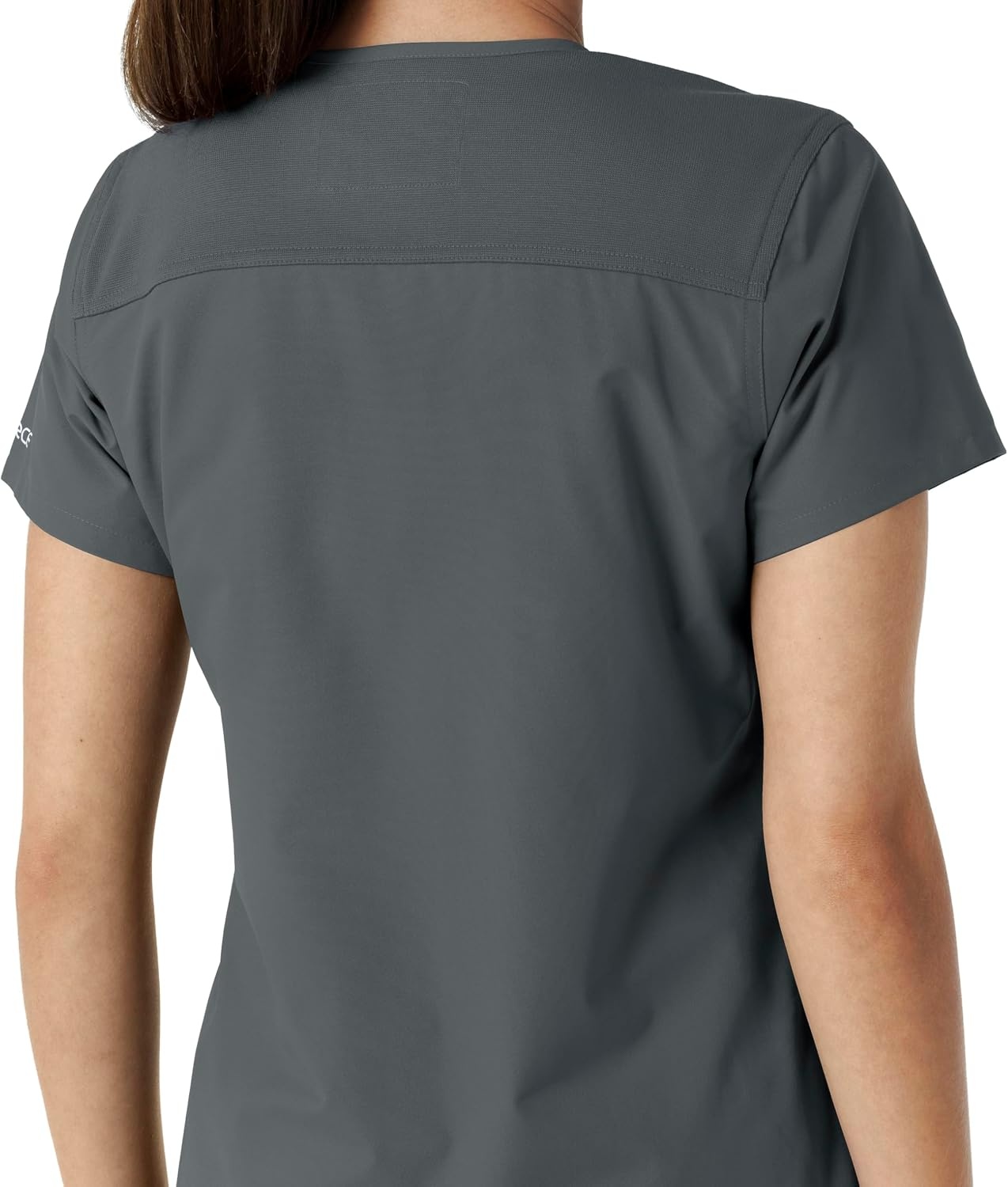 image:imageCarhartt Scrubs C12313 Womens Force Essentials Modern Fit VNeck TopPewter