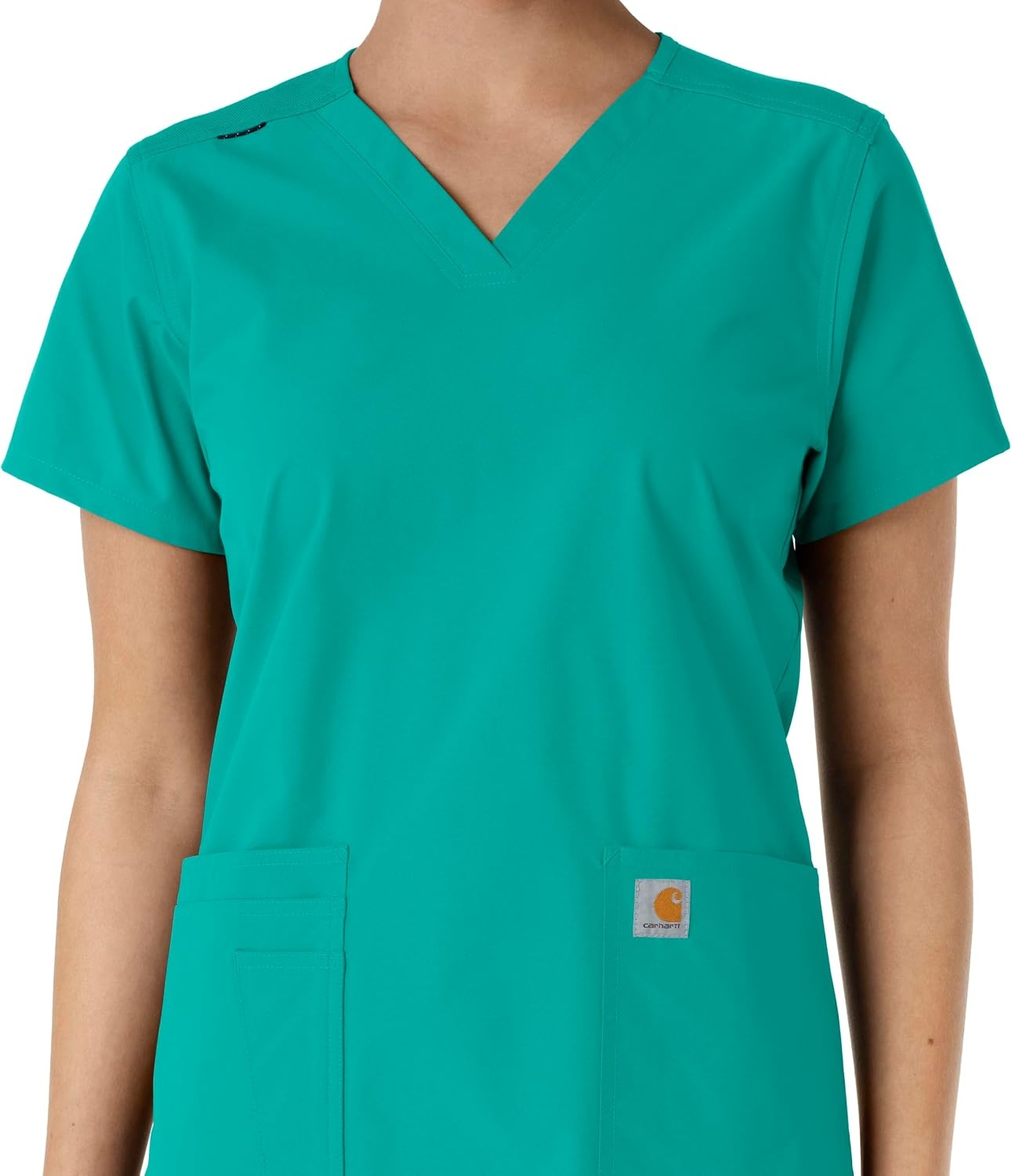 image:imageCarhartt Scrubs C12313 Womens Force Essentials Modern Fit VNeck TopTeal