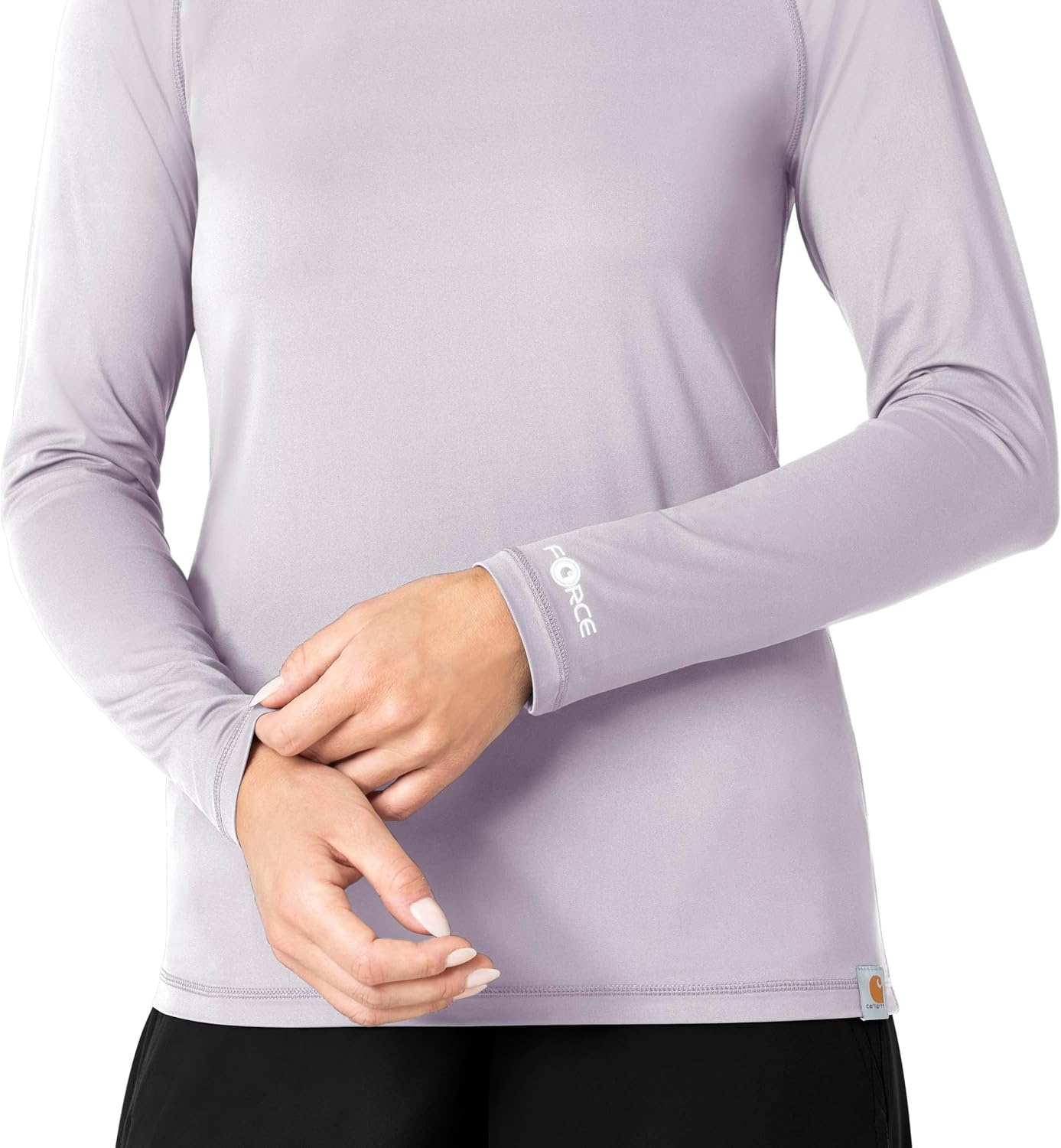 image:imageCarhartt Scrubs C31002 Womens Force Modern Fit Long Sleeve TeeMica
