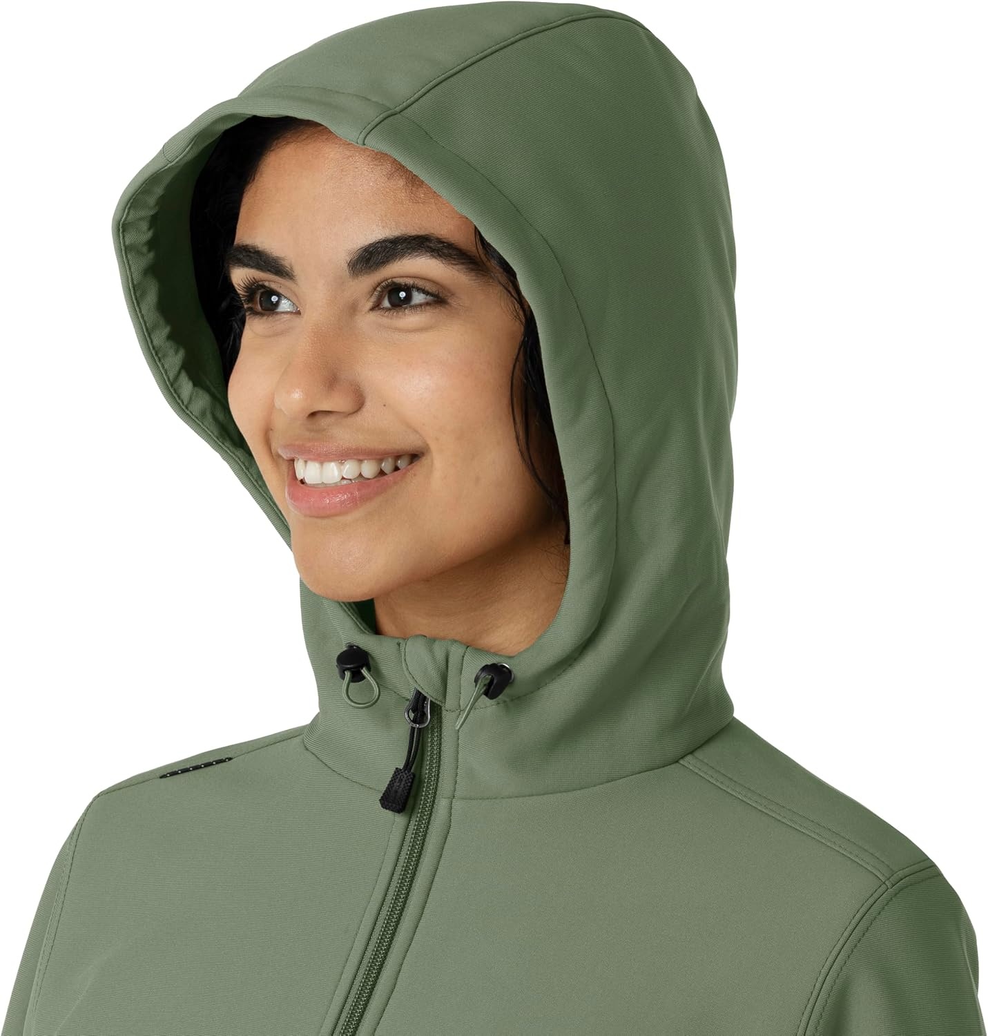 image:imageCarhartt Scrubs C85023 Womens Rugged Flex Modern Fit Bonded Fleece HoOlive
