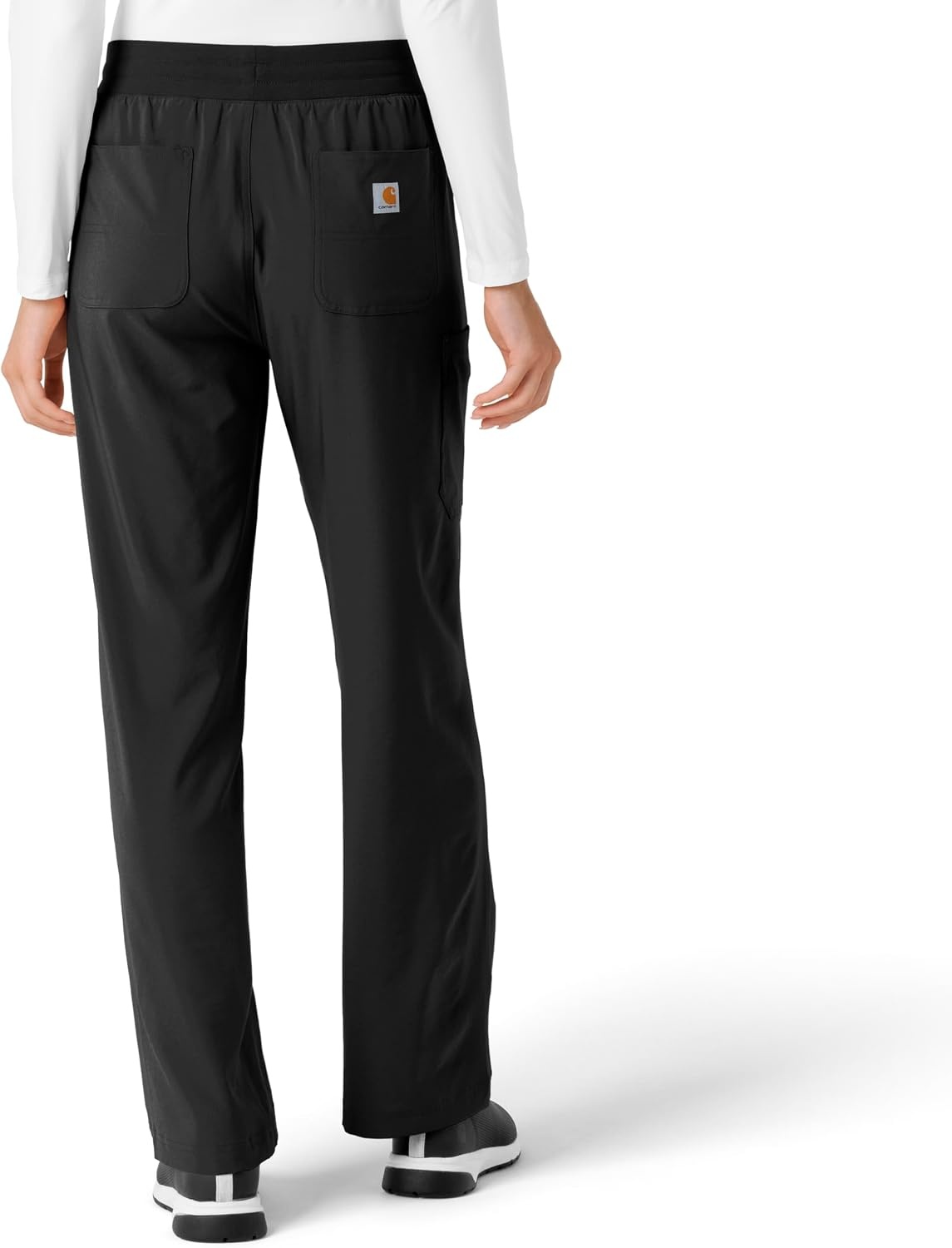 image:imageCarhartt Scrubs for Women Force CrossFlex Boot Cut Pants with 6 PocketsBlack