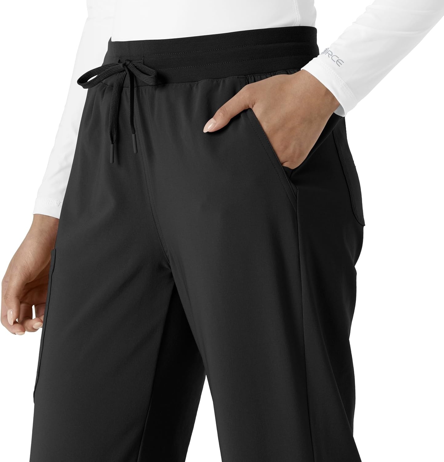 image:imageCarhartt Scrubs for Women Force CrossFlex Boot Cut Pants with 6 PocketsBlack