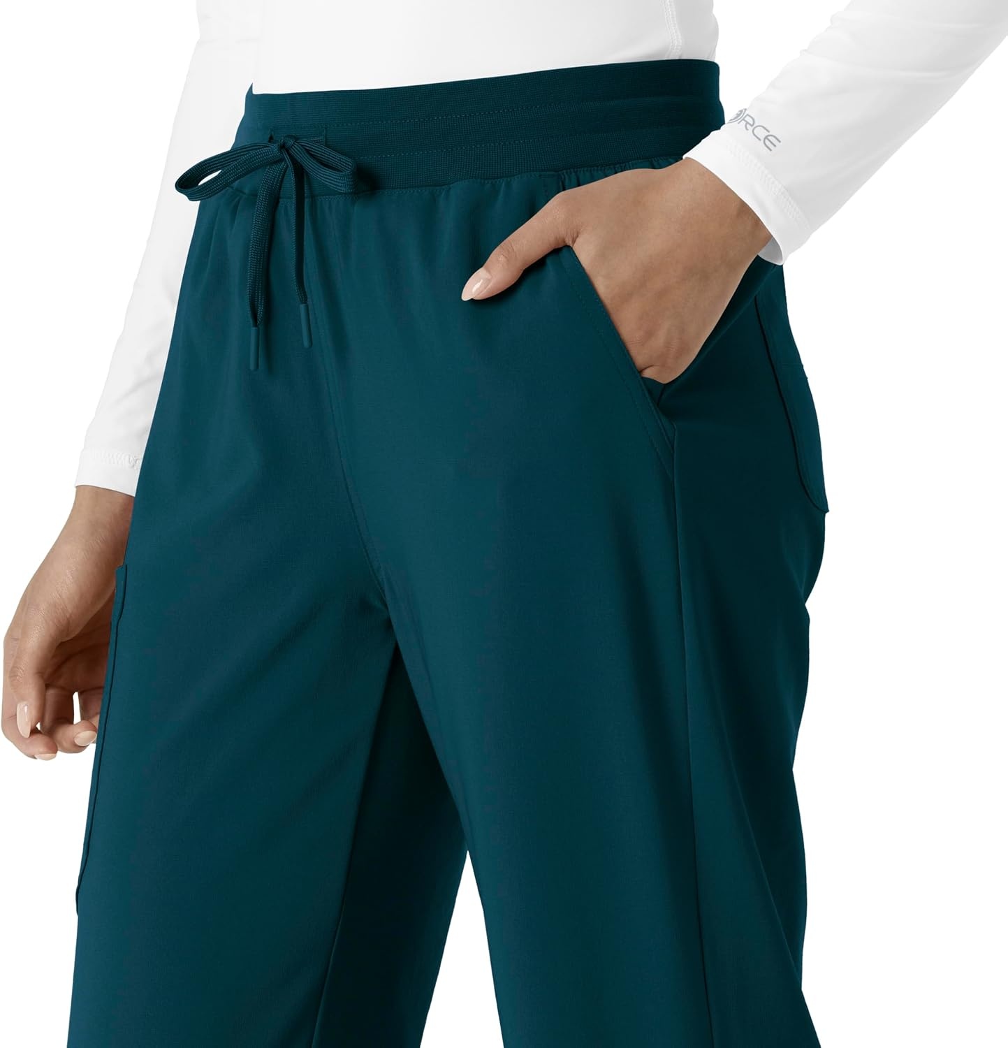 image:imageCarhartt Scrubs for Women Force CrossFlex Boot Cut Pants with 6 PocketsCaribbean
