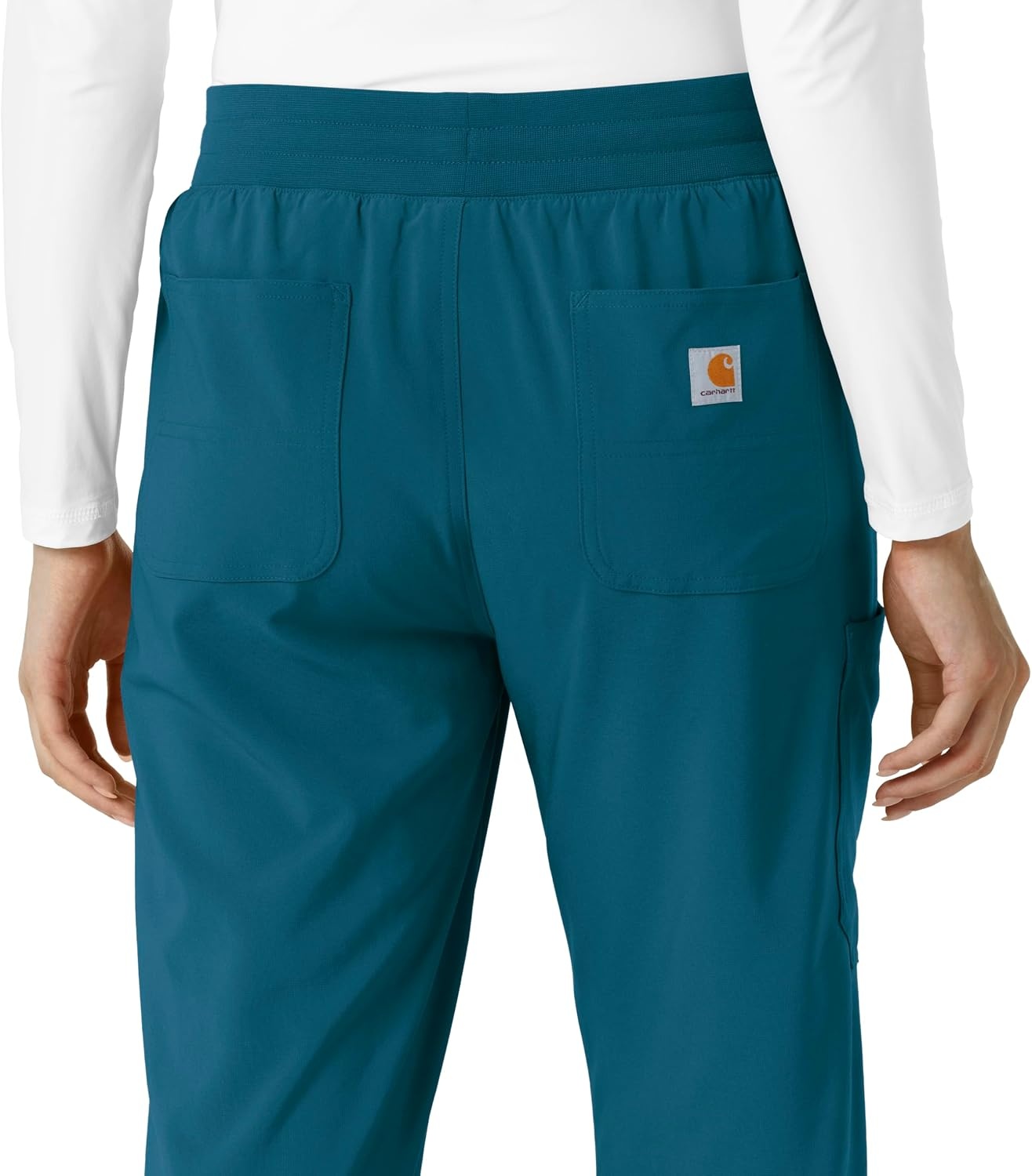 image:imageCarhartt Scrubs for Women Force CrossFlex Boot Cut Pants with 6 PocketsCaribbean