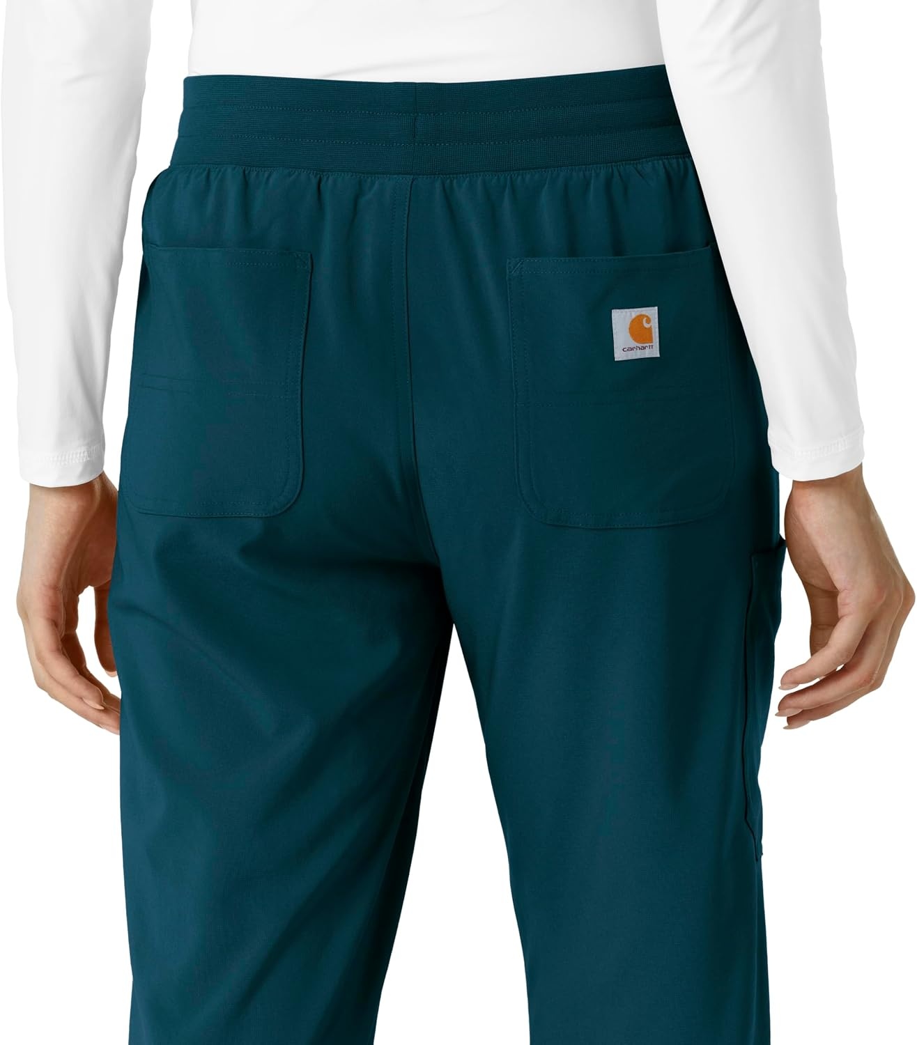 image:imageCarhartt Scrubs for Women Force CrossFlex Boot Cut Pants with 6 PocketsCaribbean