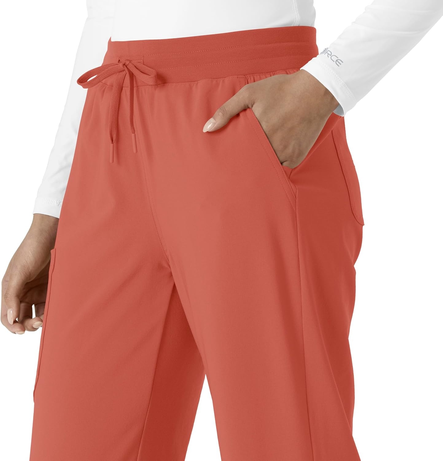 image:imageCarhartt Scrubs for Women Force CrossFlex Boot Cut Pants with 6 PocketsDusty Cedar