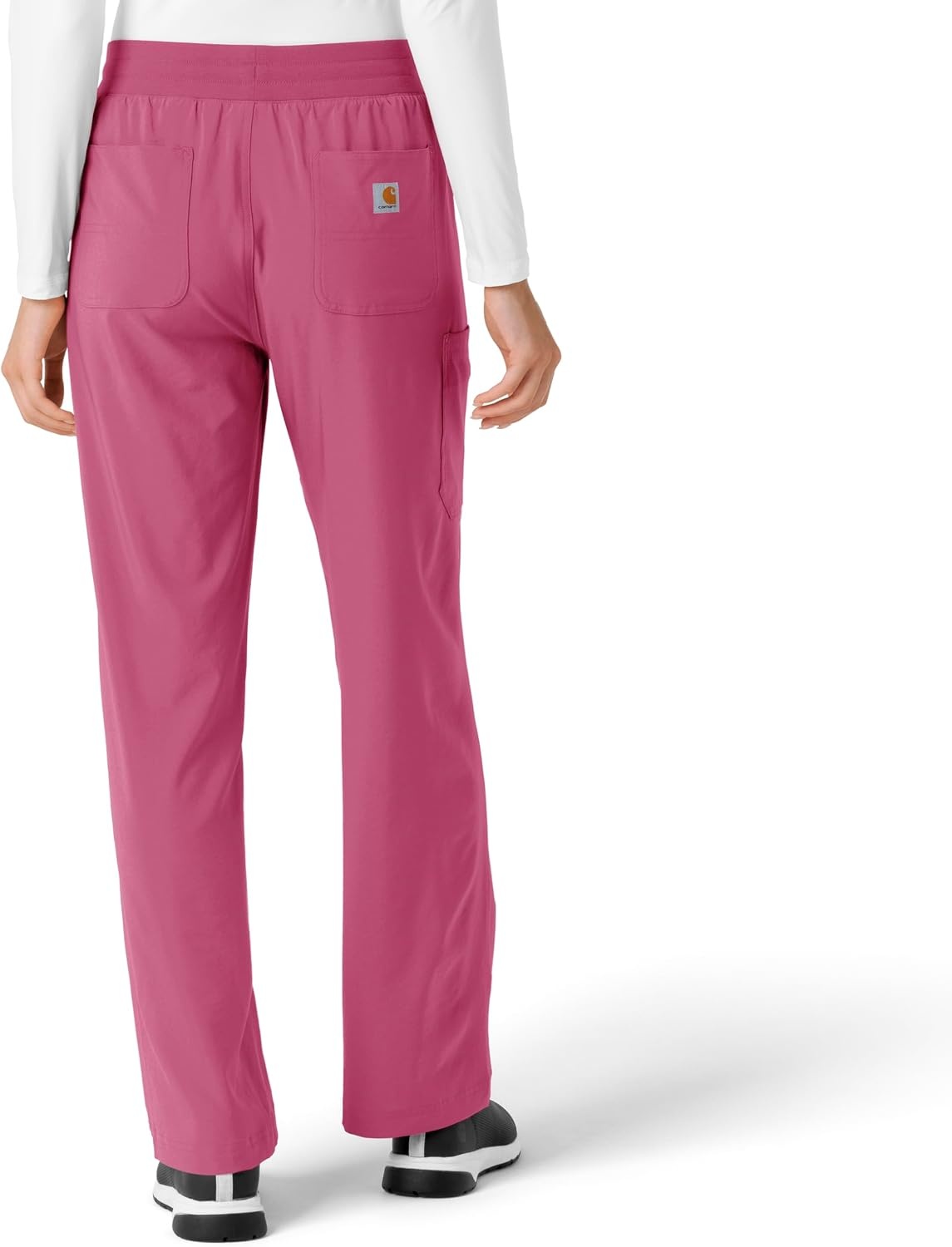 image:imageCarhartt Scrubs for Women Force CrossFlex Boot Cut Pants with 6 PocketsElectric Fuschia