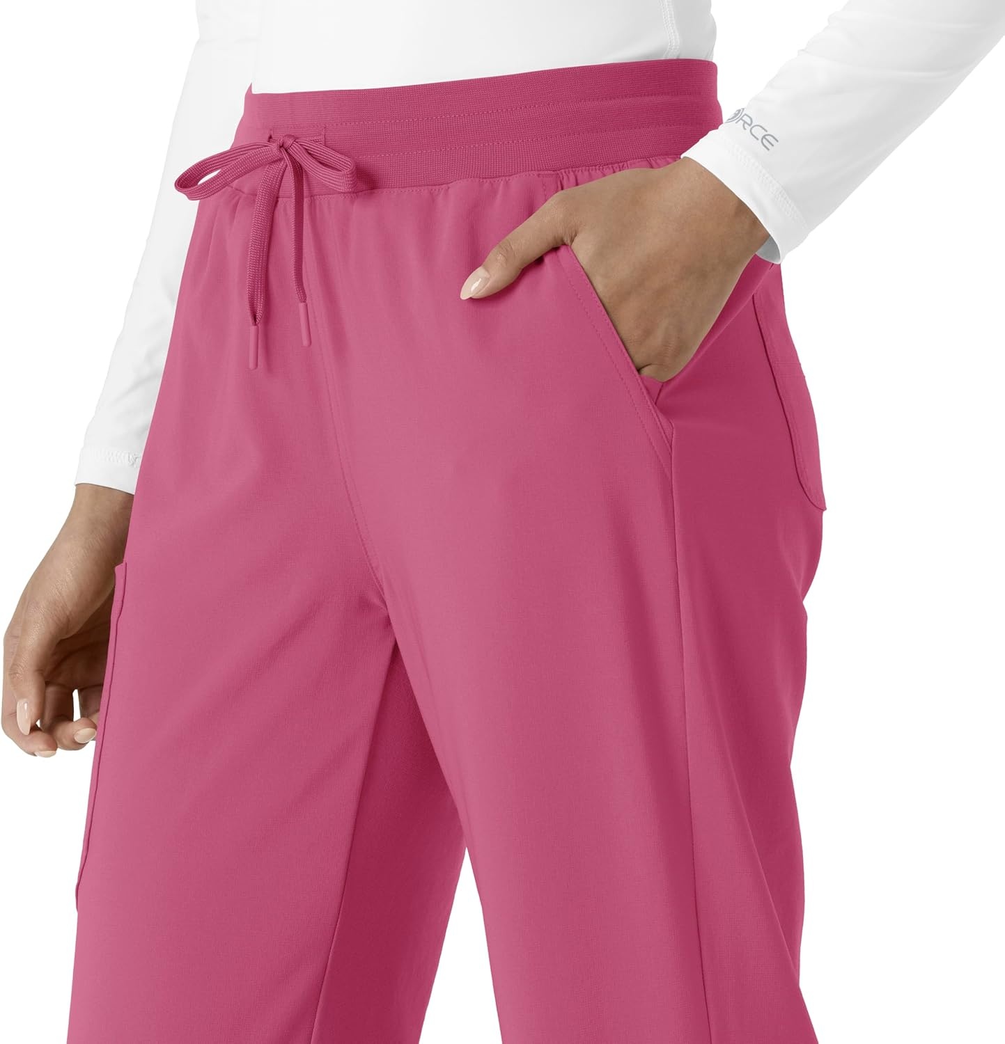 image:imageCarhartt Scrubs for Women Force CrossFlex Boot Cut Pants with 6 PocketsElectric Fuschia