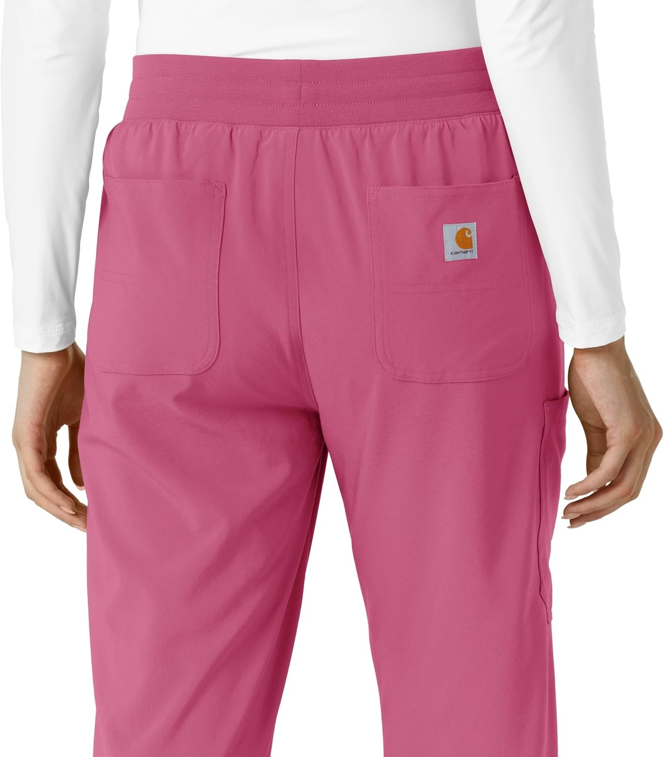 image:imageCarhartt Scrubs for Women Force CrossFlex Boot Cut Pants with 6 PocketsElectric Fuschia