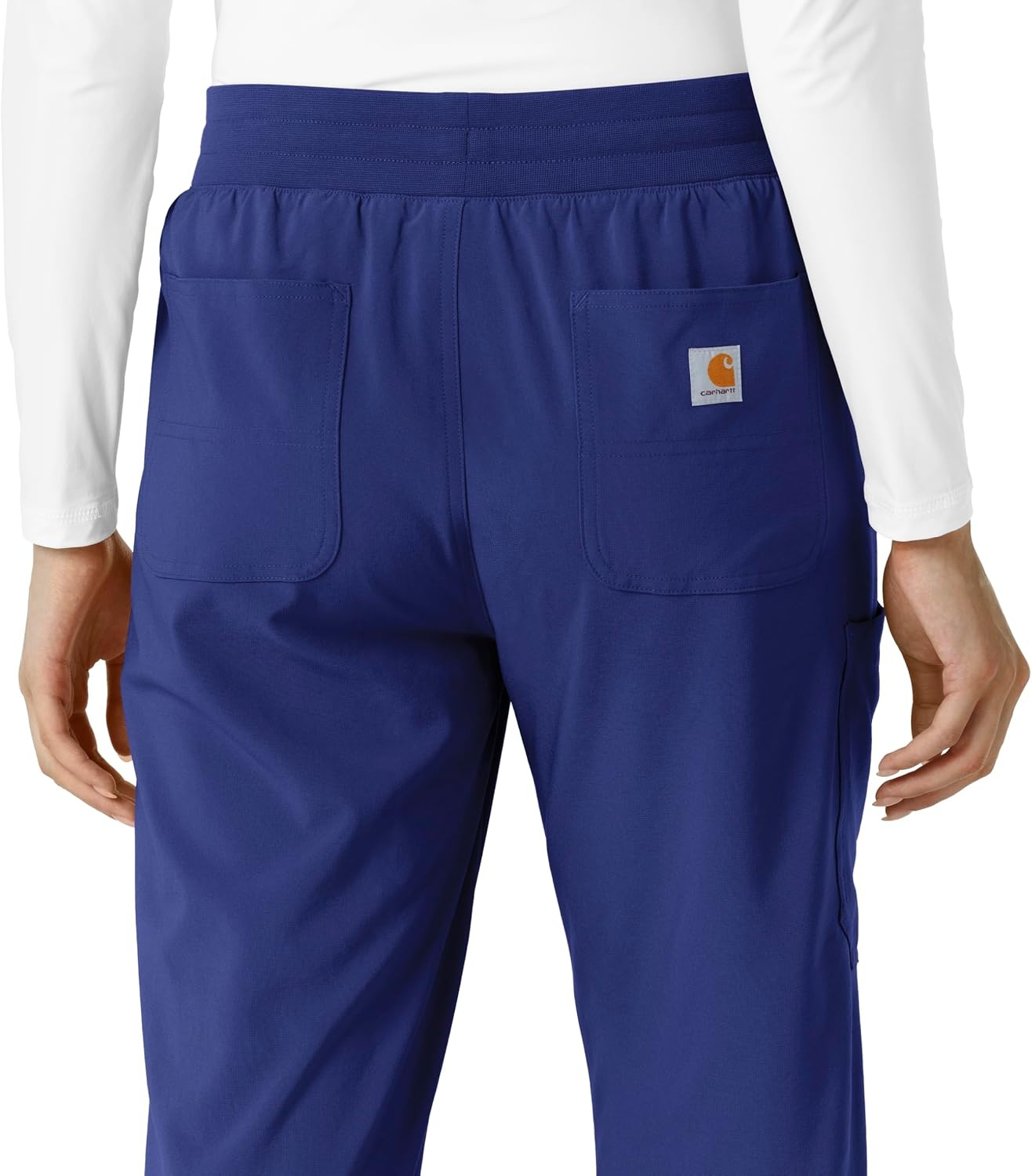 image:imageCarhartt Scrubs for Women Force CrossFlex Boot Cut Pants with 6 PocketsGalaxy Blue
