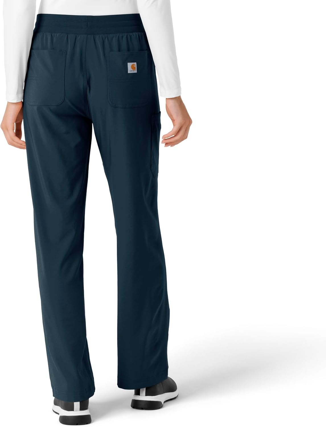 image:imageCarhartt Scrubs for Women Force CrossFlex Boot Cut Pants with 6 PocketsNavy