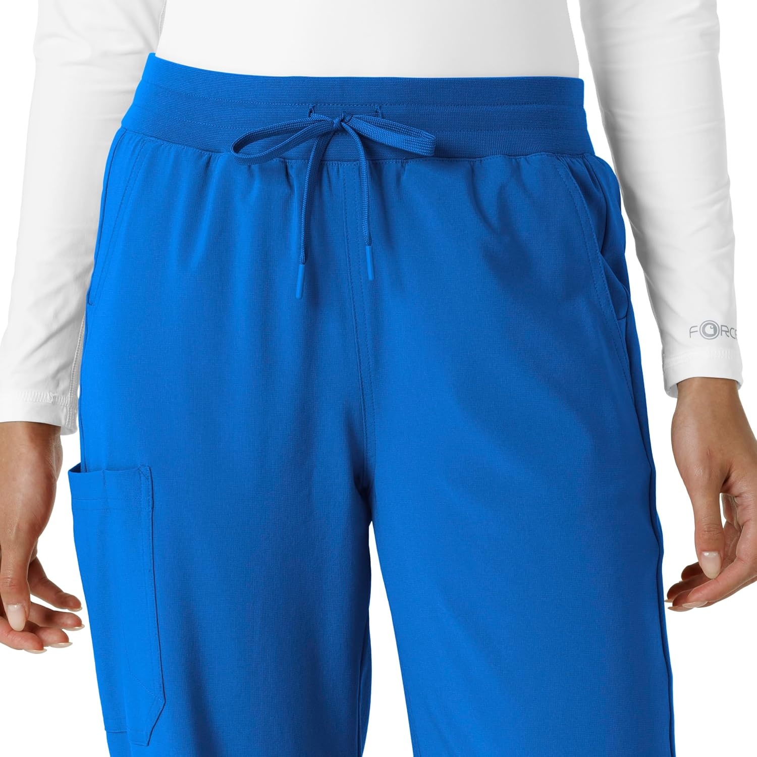 image:imageCarhartt Scrubs for Women Force CrossFlex Boot Cut Pants with 6 PocketsRoyal