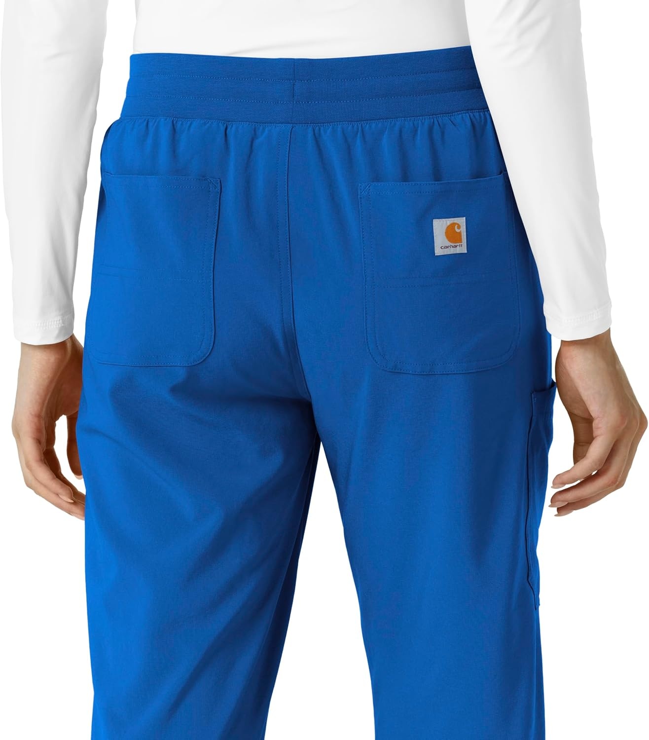 image:imageCarhartt Scrubs for Women Force CrossFlex Boot Cut Pants with 6 PocketsRoyal