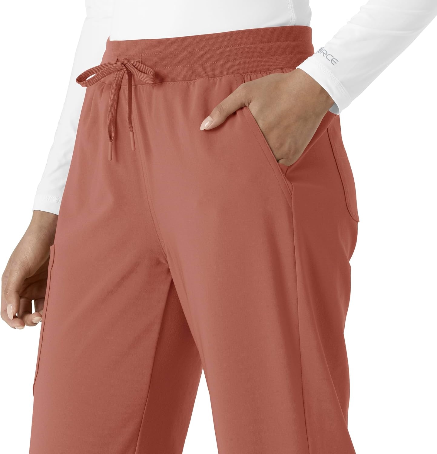 image:imageCarhartt Scrubs for Women Force CrossFlex Boot Cut Pants with 6 PocketsWildrose