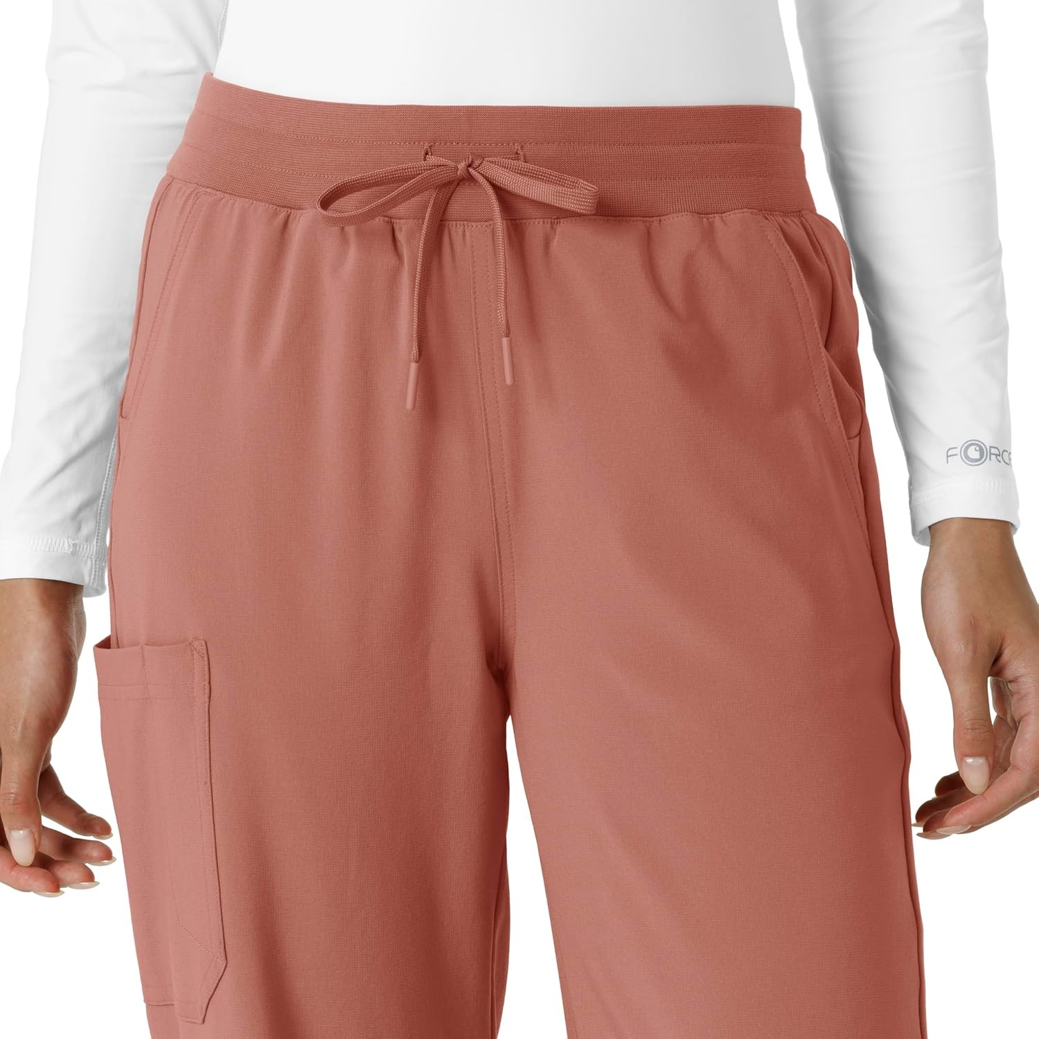 image:imageCarhartt Scrubs for Women Force CrossFlex Boot Cut Pants with 6 PocketsWildrose