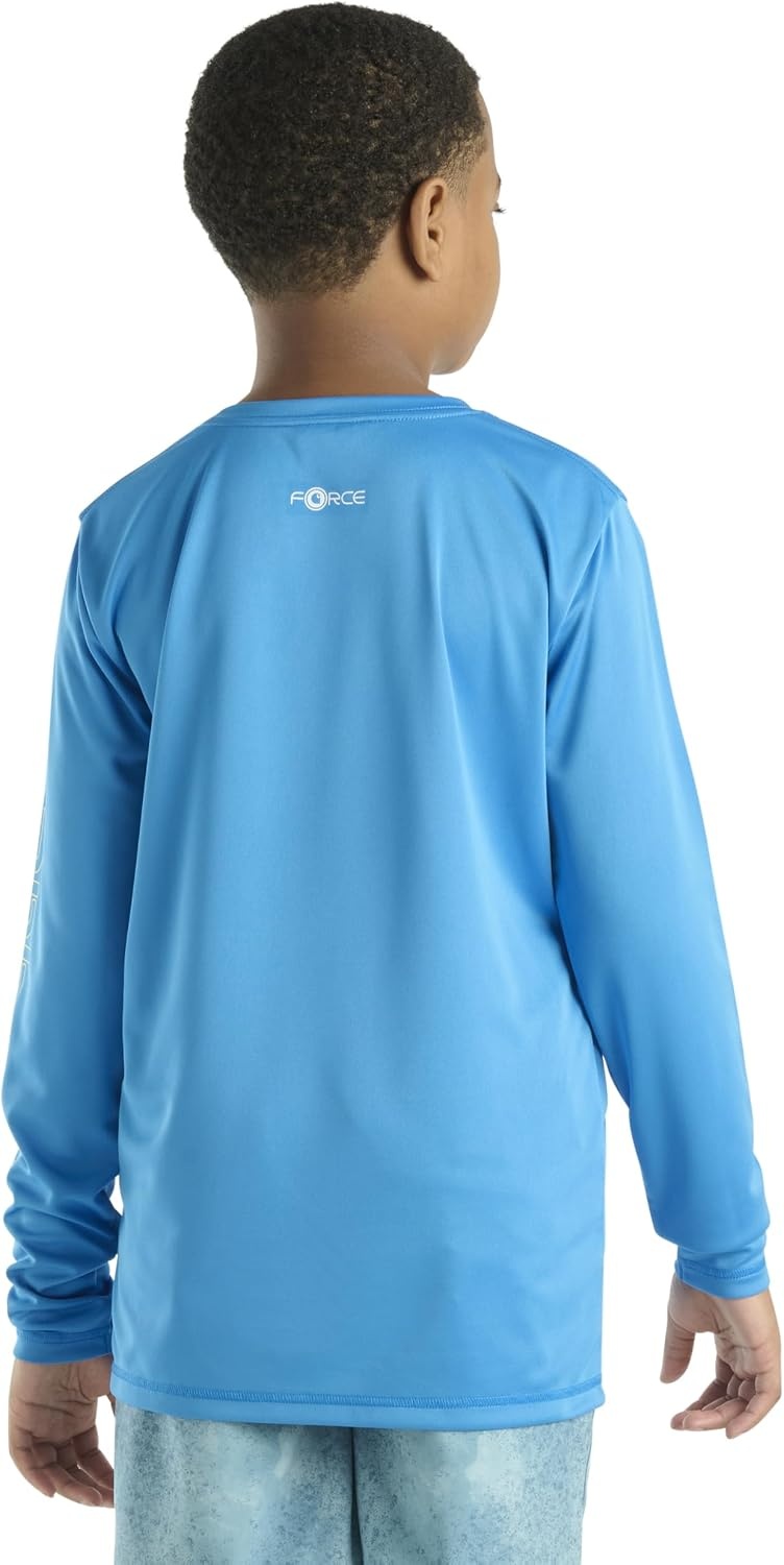 image:imageCarhartt Unisex Kids Long Sleeve Force Sun Defender TShirtBright Blue