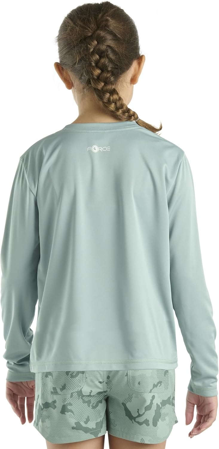 image:imageCarhartt Unisex Kids Long Sleeve Force Sun Defender TShirtMed Green