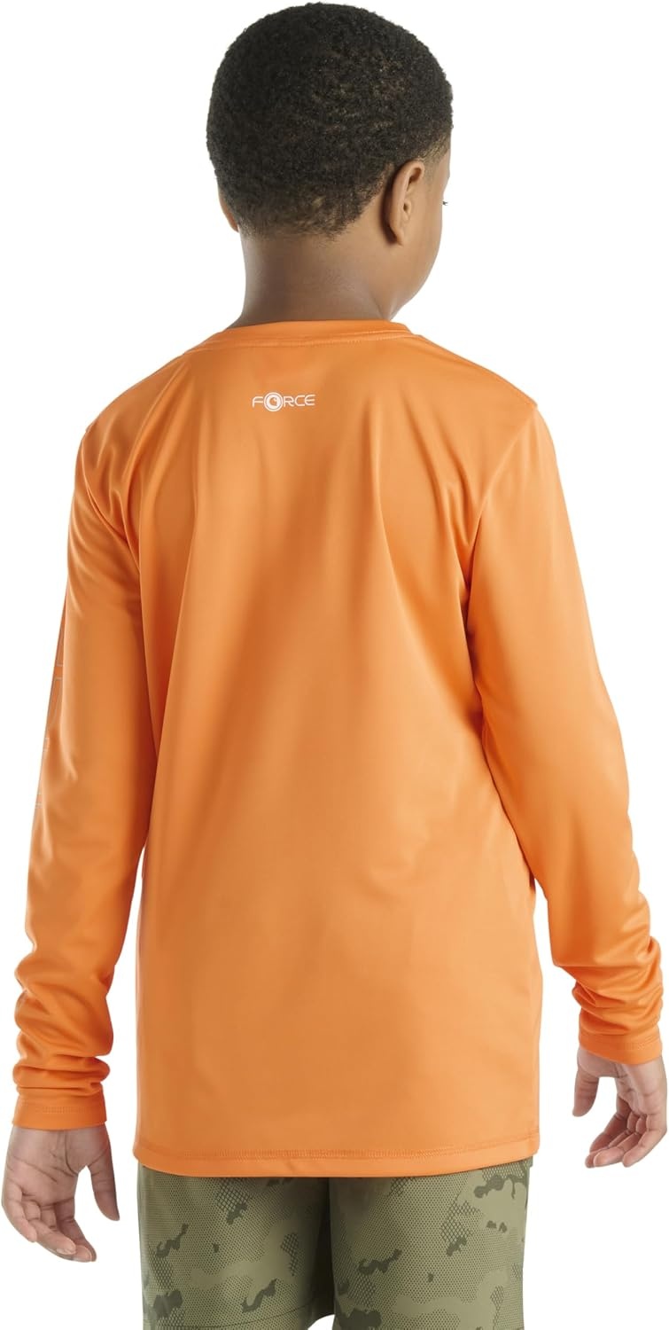 image:imageCarhartt Unisex Kids Long Sleeve Force Sun Defender TShirtOrange