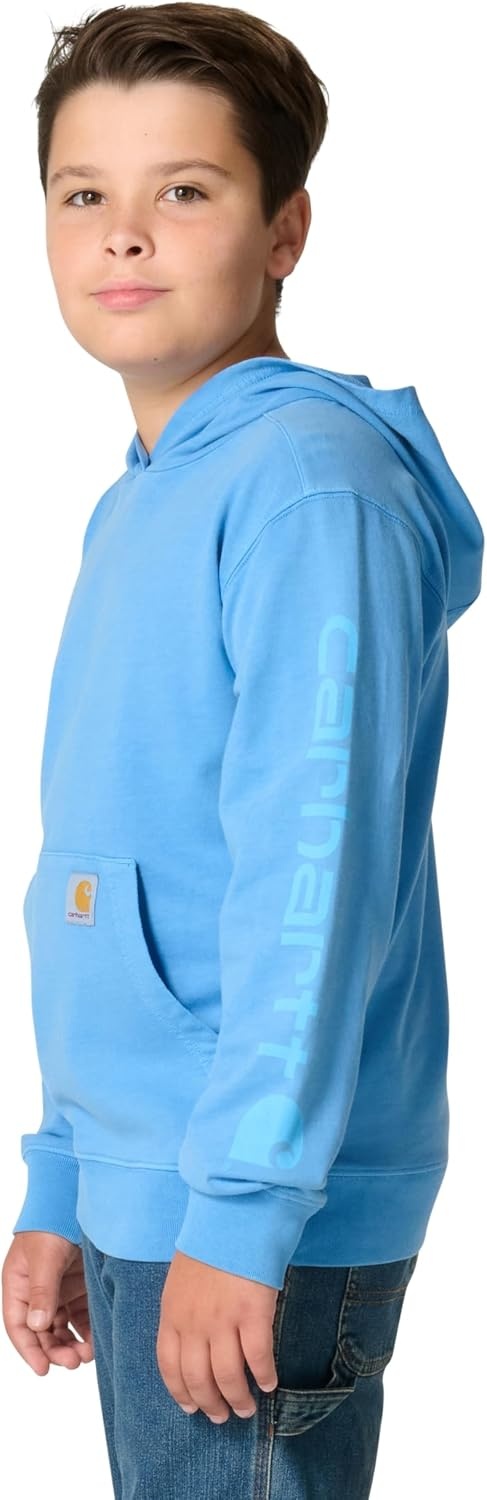 image:imageCarhartt Unisex Long Sleeve ReEngineered Garment Dye SweatshirtAzure Blue