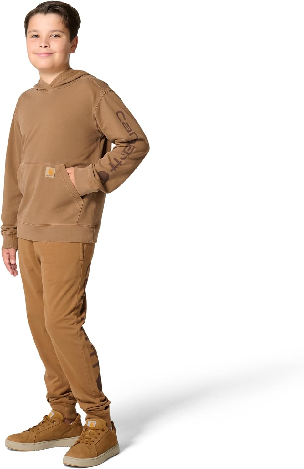 image:imageCarhartt Unisex Long Sleeve ReEngineered Garment Dye SweatshirtCarhartt Brown Wash