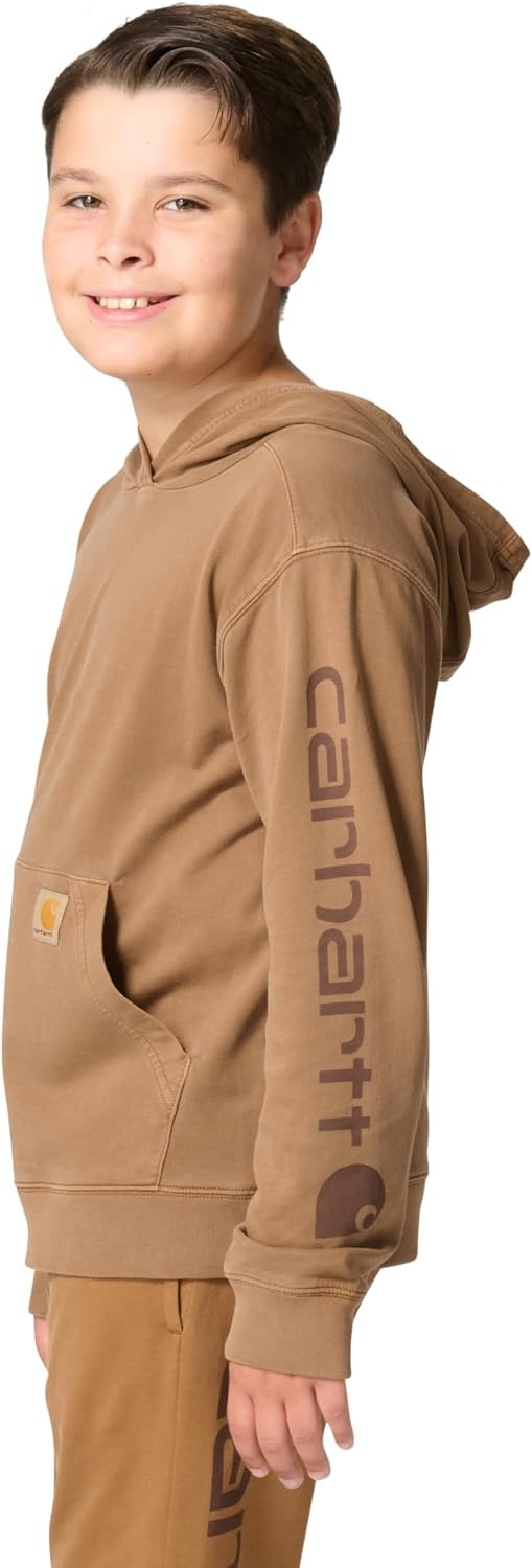 image:imageCarhartt Unisex Long Sleeve ReEngineered Garment Dye SweatshirtCarhartt Brown Wash