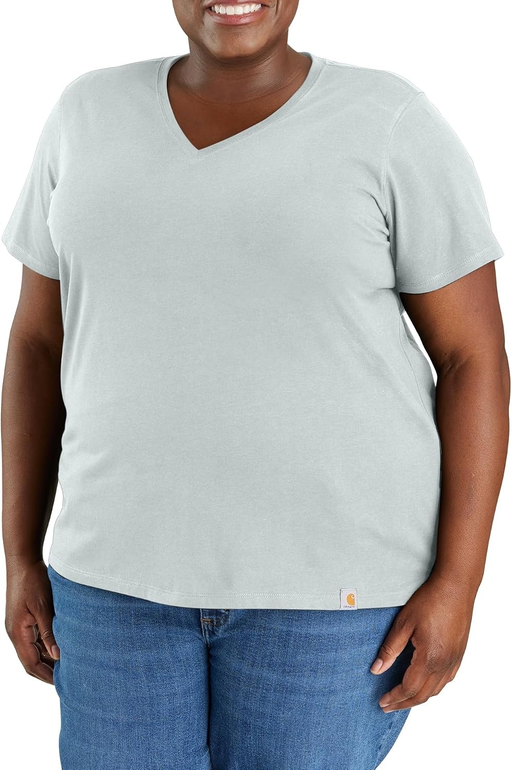 image:imageCarhartt Womens 105739 Womens Tencel Fiber Series Relaxed Fit LighDew Drop