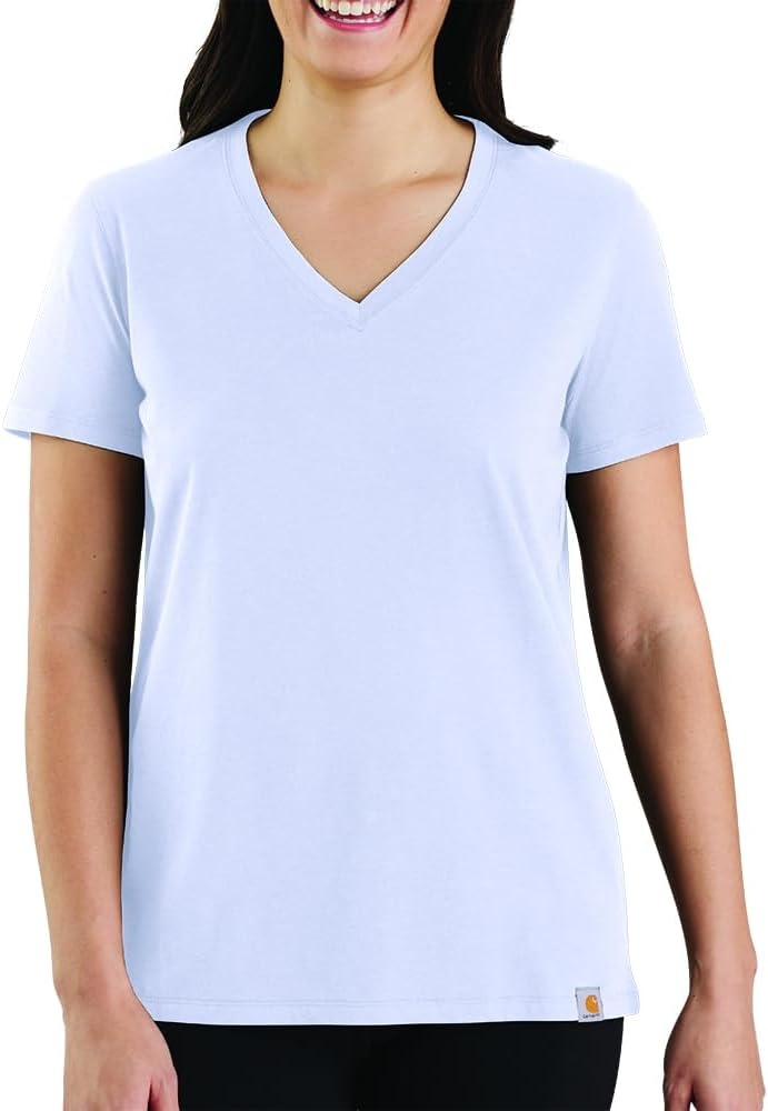 image:imageCarhartt Womens 105739 Womens Tencel Fiber Series Relaxed Fit LighFresh Lavender
