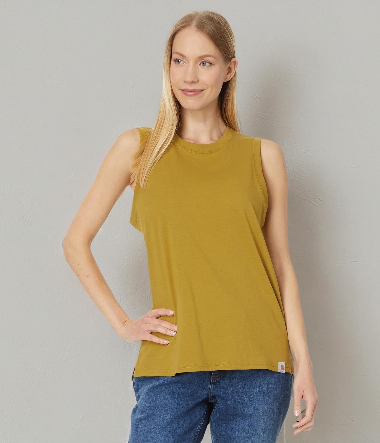 image:imageCarhartt Womens 106176 Womens Tencel Fiber Series Relaxed Fit LighFennel