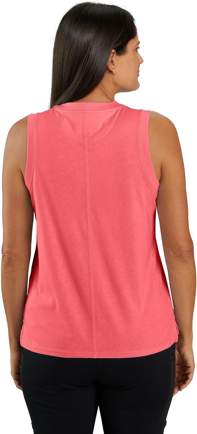 image:imageCarhartt Womens 106176 Womens Tencel Fiber Series Relaxed Fit LighPink Salmon