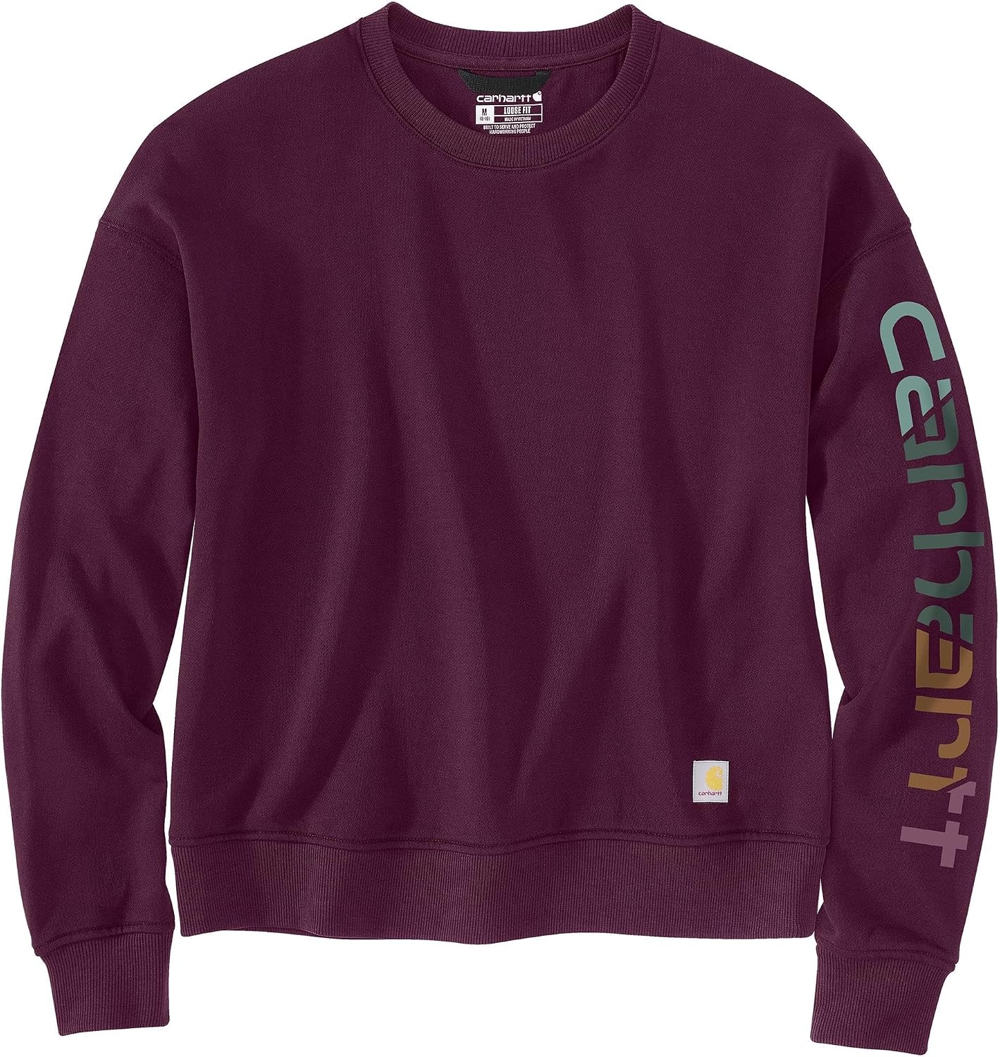 image:imageCarhartt Womens 106890 Womens TENCEL Fiber Series Loose Fit SleeveEggplant