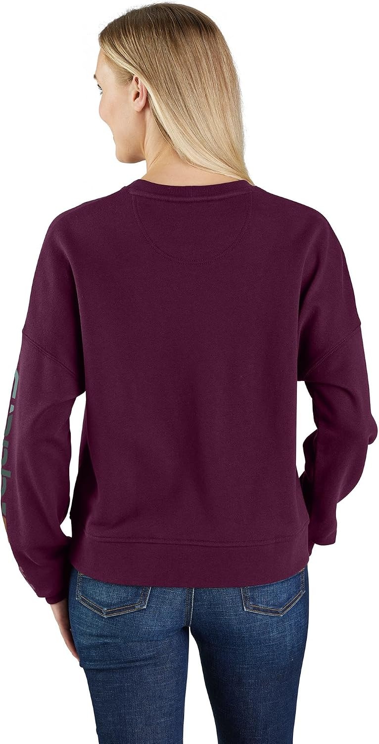image:imageCarhartt Womens 106890 Womens TENCEL Fiber Series Loose Fit SleeveEggplant