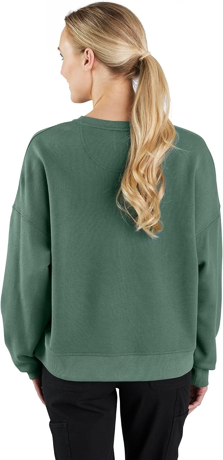 image:imageCarhartt Womens 106890 Womens TENCEL Fiber Series Loose Fit SleeveFrosted Balsam