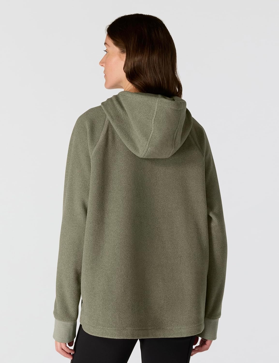 image:imageCarhartt Womens Force Oversizedfit Fleece Hooded SweatshirtDusty Olive Heather