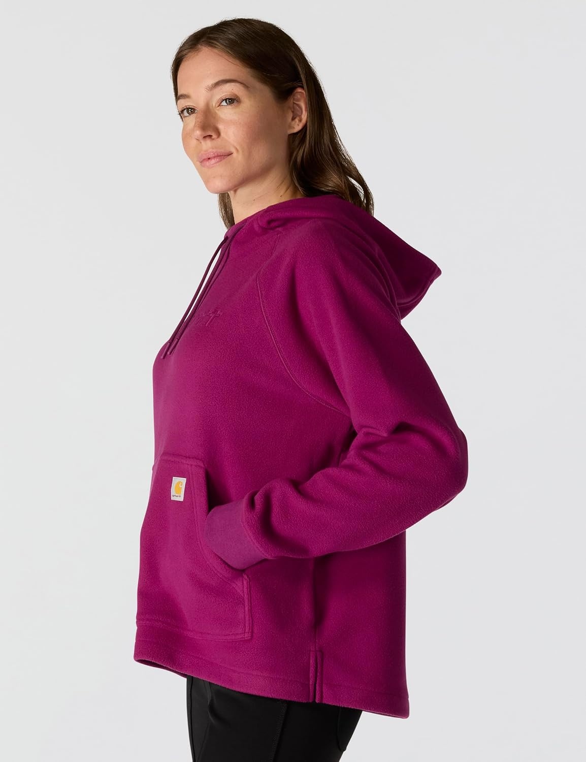 image:imageCarhartt Womens Force Oversizedfit Fleece Hooded SweatshirtGooseberry