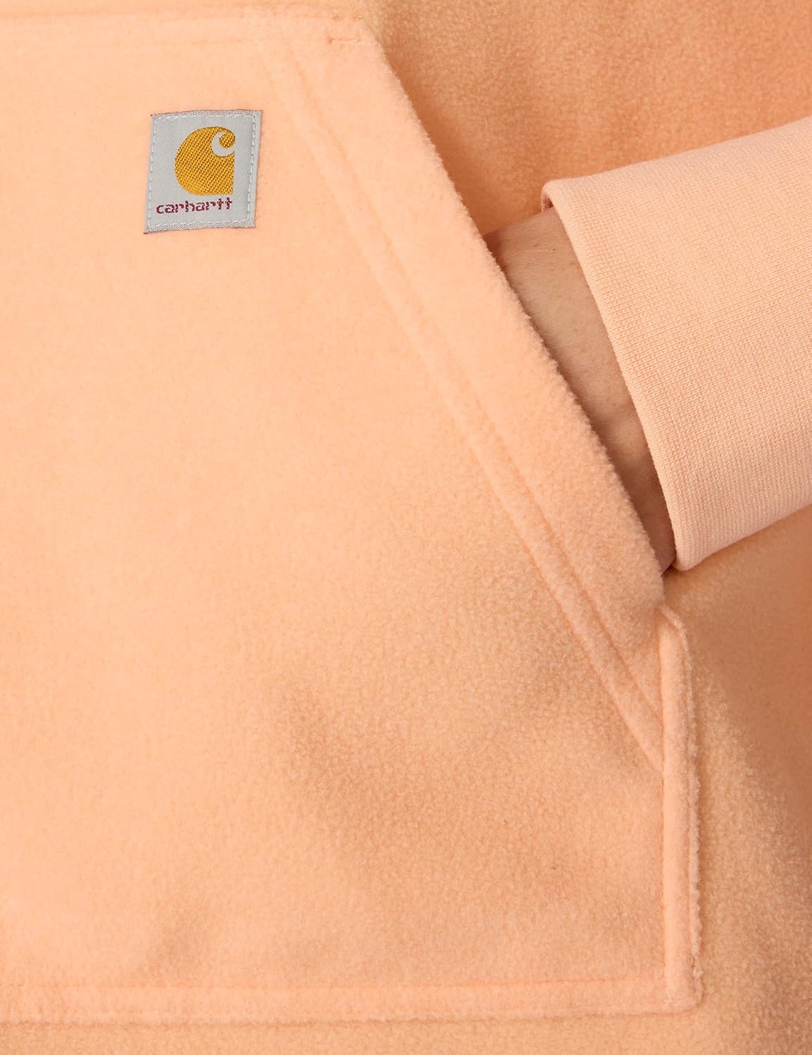 image:imageCarhartt Womens Force Oversizedfit Fleece Hooded SweatshirtRosewater Heather