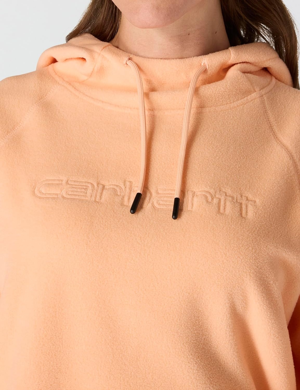 image:imageCarhartt Womens Force Oversizedfit Fleece Hooded SweatshirtRosewater Heather