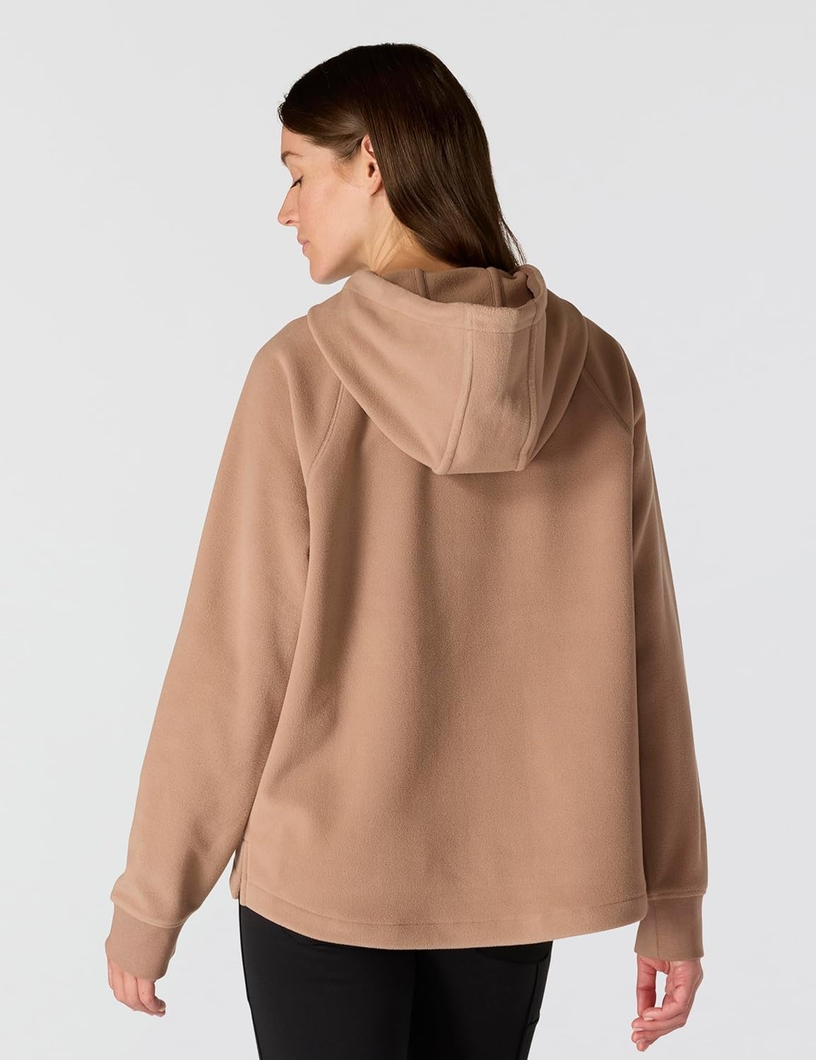 image:imageCarhartt Womens Force Oversizedfit Fleece Hooded SweatshirtSoft Sepia