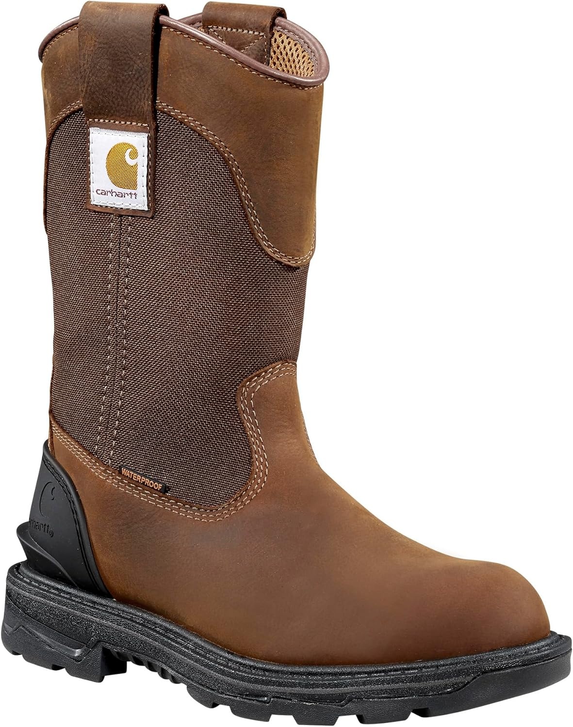 image:imageCarhartt Womens Ironwood Waterproof 11 Soft Toe Wellington Work BootBrown