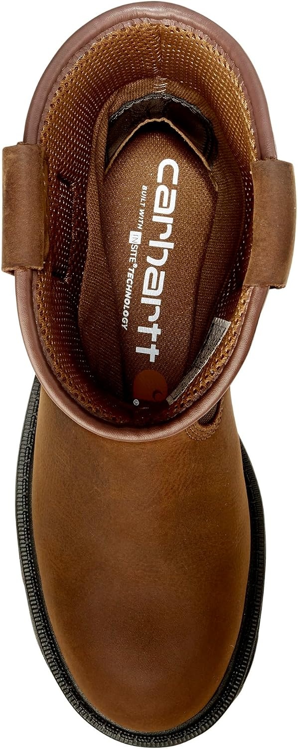 image:imageCarhartt Womens Ironwood Waterproof 11 Soft Toe Wellington Work BootBrown
