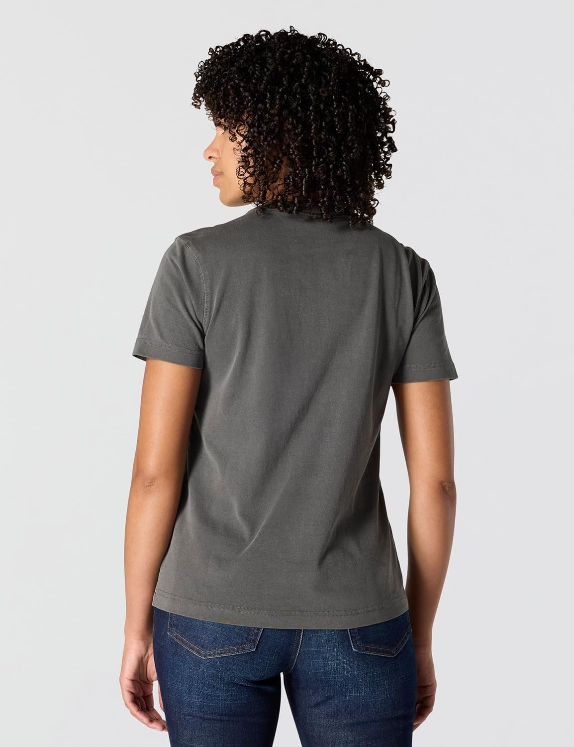 image:imageCarhartt Womens Relaxed Fit Lightweight Short Sleeve Garment Dye Pocket TShirtShadow