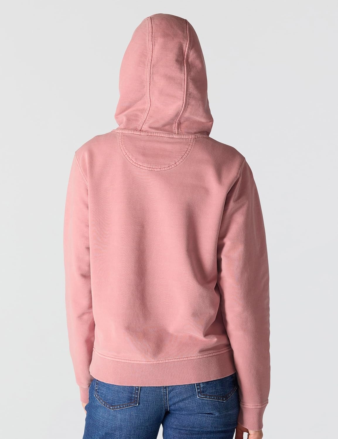 image:imageCarhartt Womens Relaxed Fit Midweight Garment Dye French Terry Hooded SweatshirtRose Tint