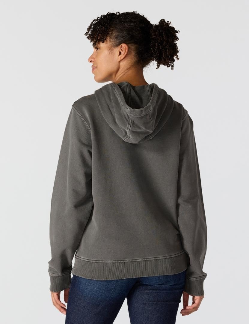 image:imageCarhartt Womens Relaxed Fit Midweight Garment Dye French Terry Hooded SweatshirtShadow