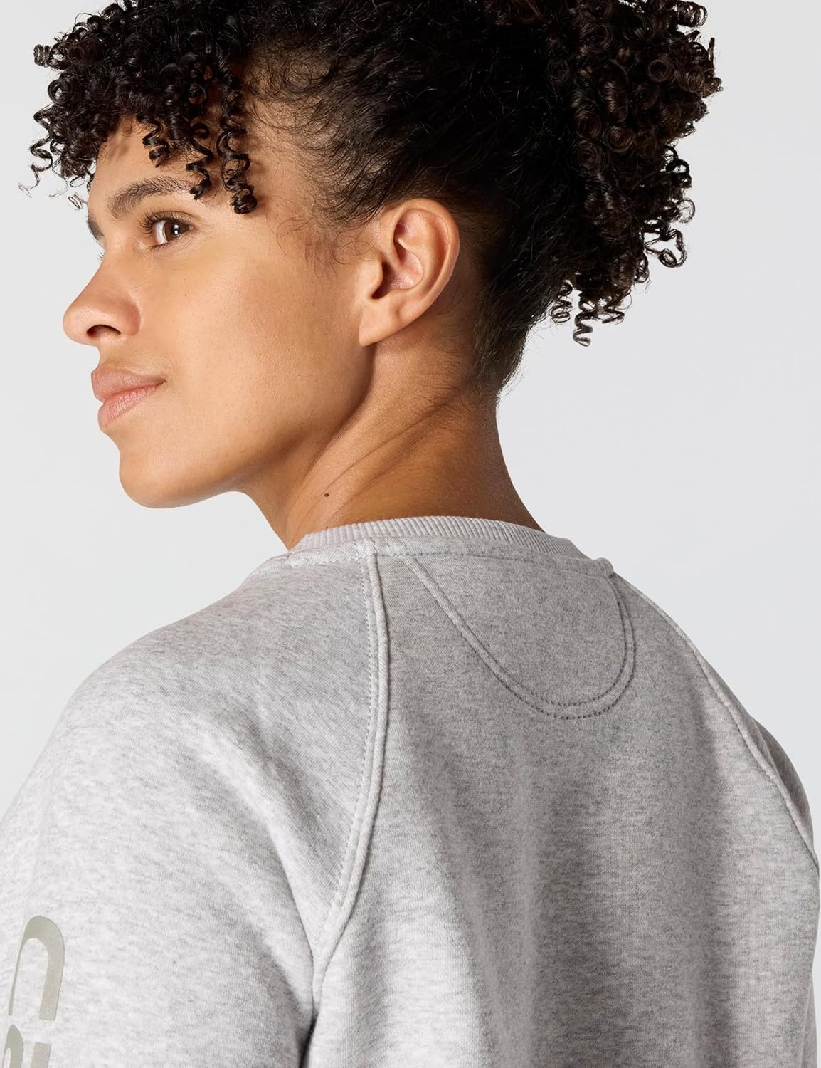 image:imageCarhartt Womens Relaxed Fit Midweight Graphic Crewneck SweatshirtHeather Grey