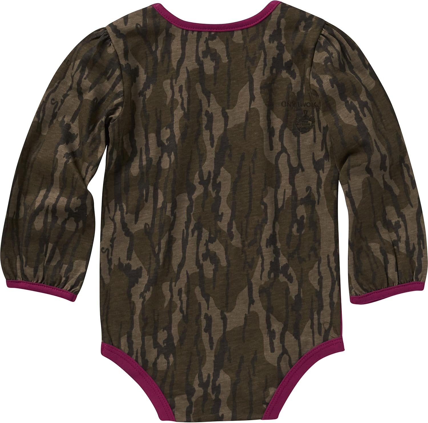 image:imageCarhartt babygirls Knit Long Sleeve Henleyneck BodysuitFestival Fuchsia